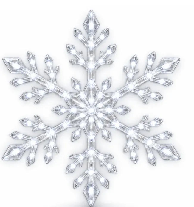 ⏳ Last Day 40% OFF – ❄️ LED Snowflake Wall Lights ✨