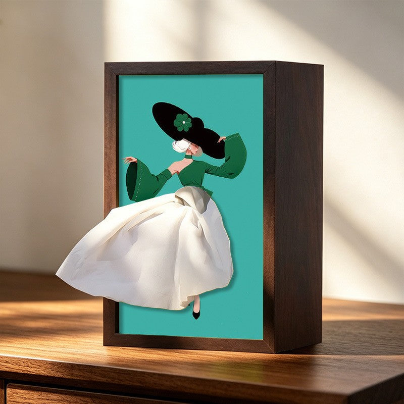 🔥50%OFF🔥Elegant Ballet Dancer Tissue Box Holder