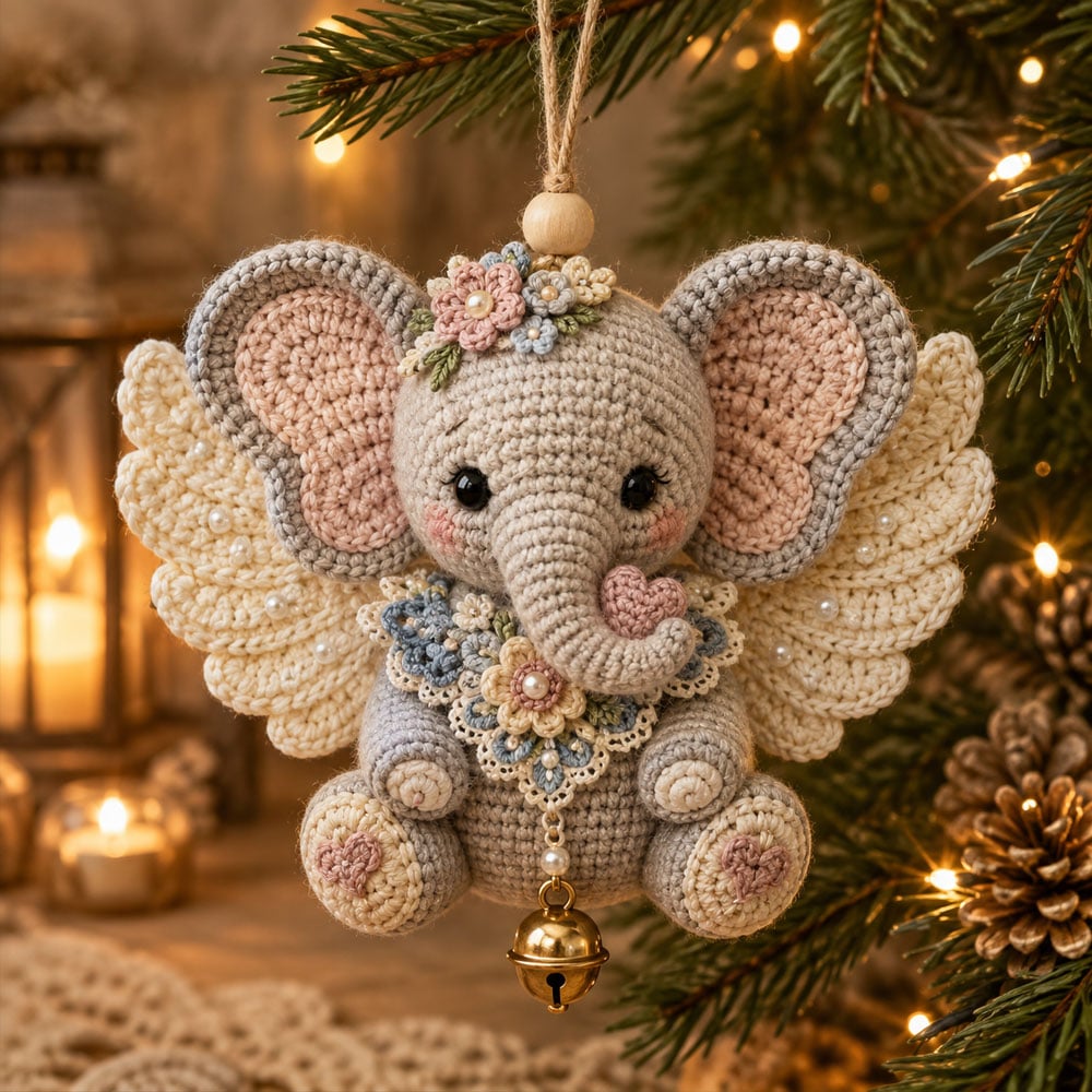 🔥Animal Angel Crochet Ornament DIY Kit