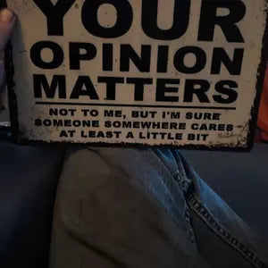 Sarcastic Metal Vintage Aluminum Signs