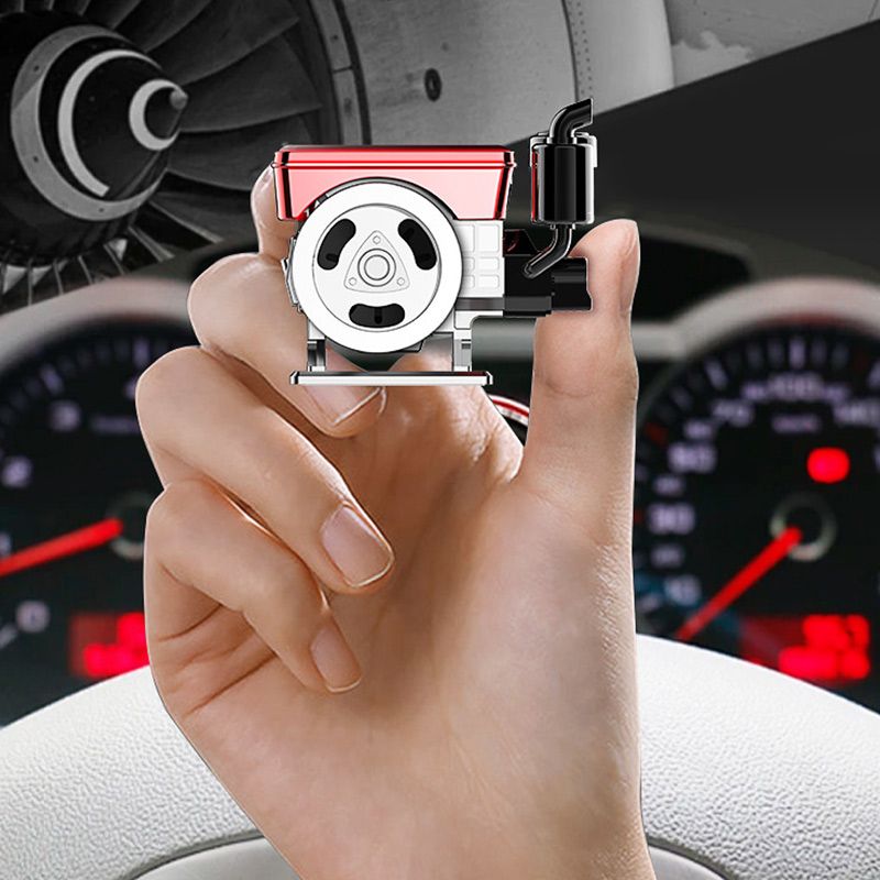 Solar-Powered Auto-Rotating Car Aromatherapy Diffuser