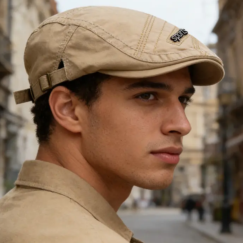 Classic flat cap for all seasons—breathable, comfortable, and timeless—perfect for leisure and everyday wear