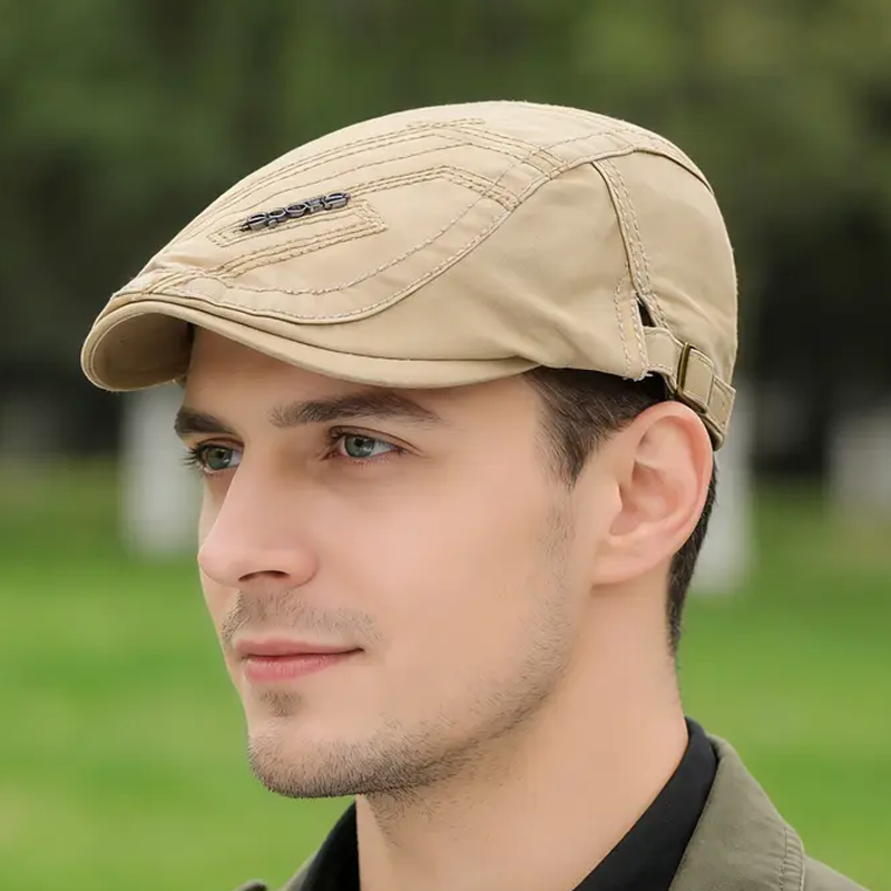 Classic flat cap for all seasons—breathable, comfortable, and timeless—perfect for leisure and everyday wear