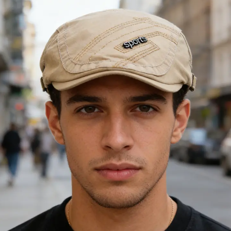 Classic flat cap for all seasons—breathable, comfortable, and timeless—perfect for leisure and everyday wear