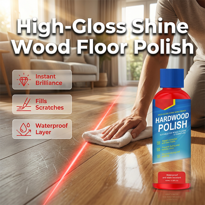 High-Gloss Wood Floor Polish
