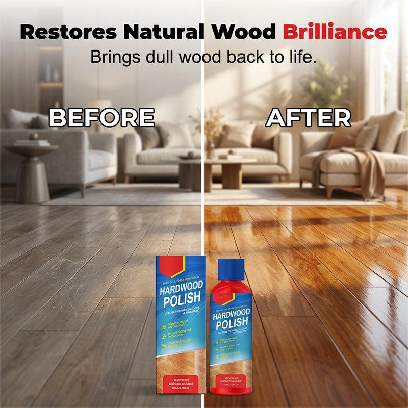 High-Gloss Wood Floor Polish