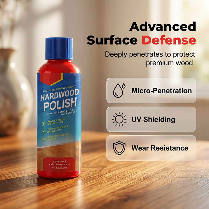 High-Gloss Wood Floor Polish