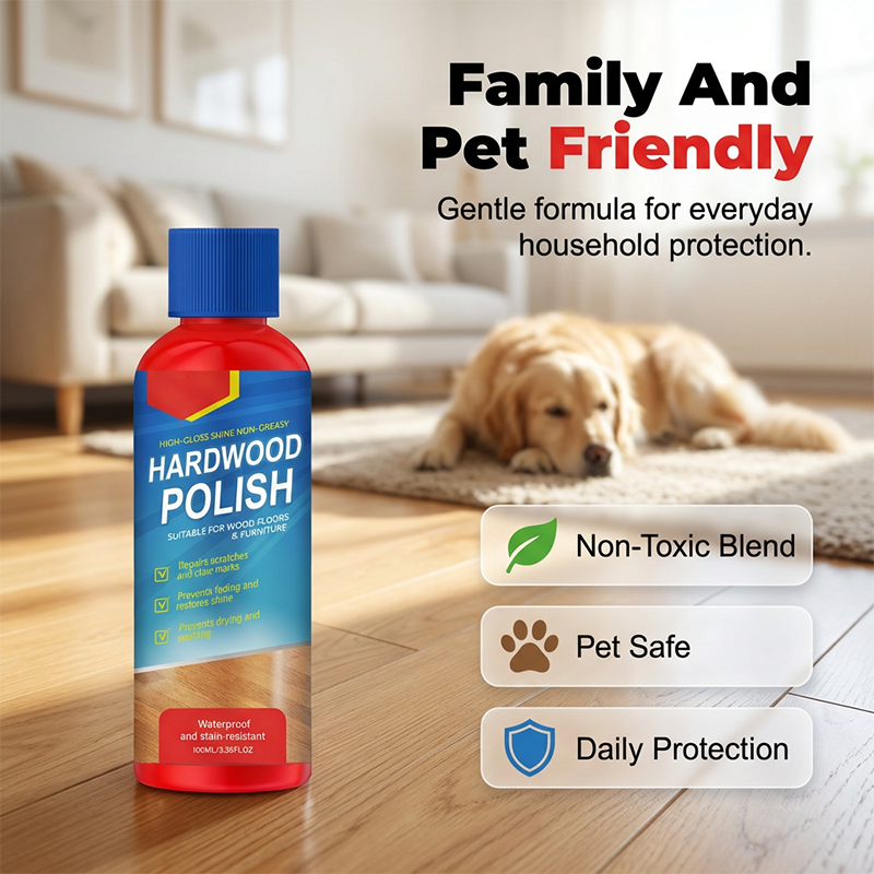 High-Gloss Wood Floor Polish