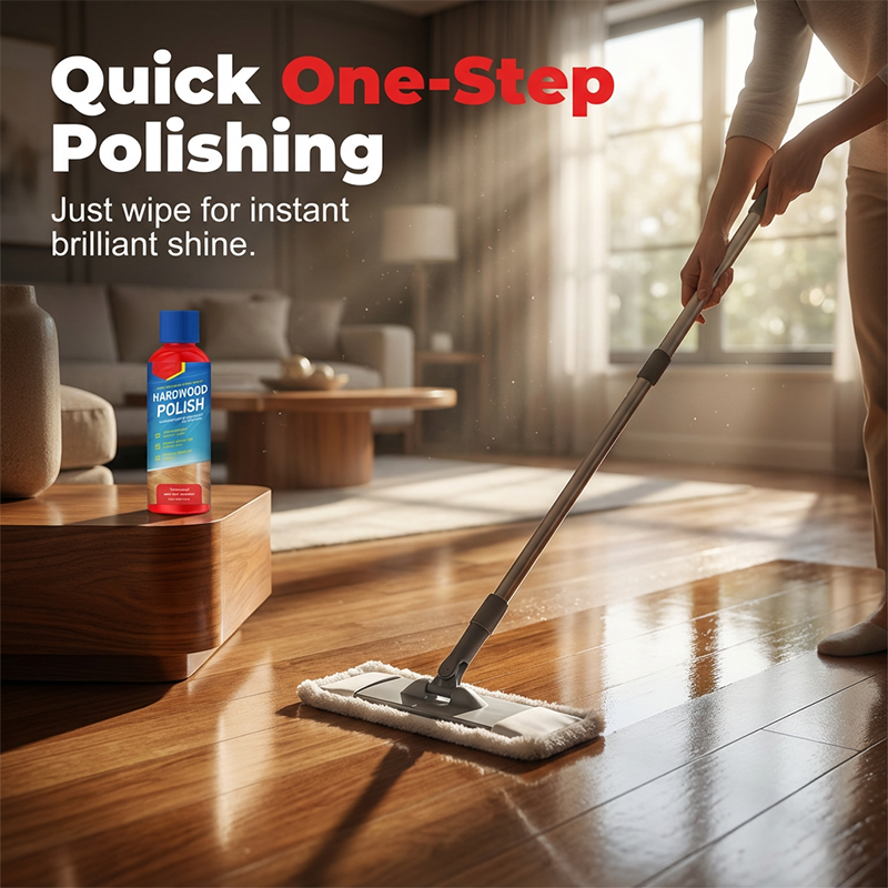 High-Gloss Wood Floor Polish