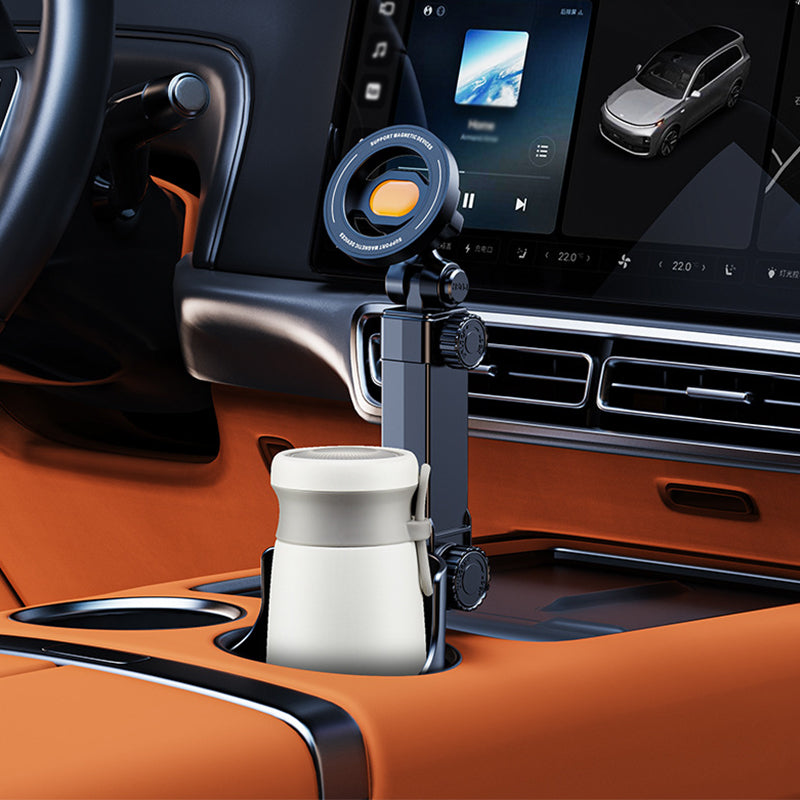 Car Cup Holder Phone Mount – 360° Adjustable
