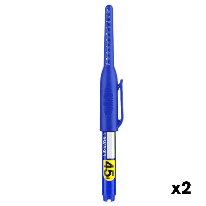 45mm Long-Tip Oil-Based Marker for Woodworking, Tile, and Deep Hole Marking