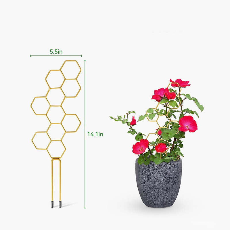 🌿 LIMITED-TIME 50% OFF! ✨ Honeycomb Plant Trellis – Rust-Proof, Stackable, Easy Install 🐝