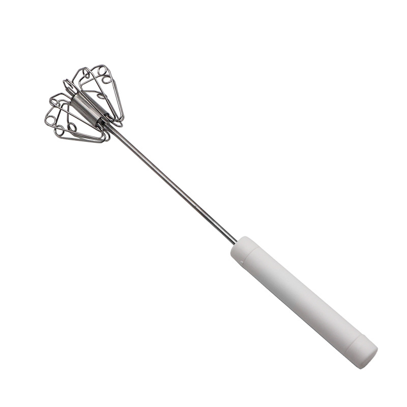 ⚡ Semi-automatic pressure whisk — Easy-to-use manual egg beater 🧁