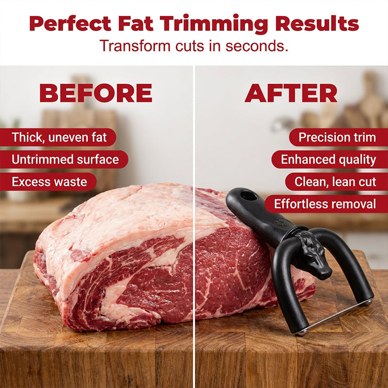 🥩 Handheld Beef and Pork Fat Remover