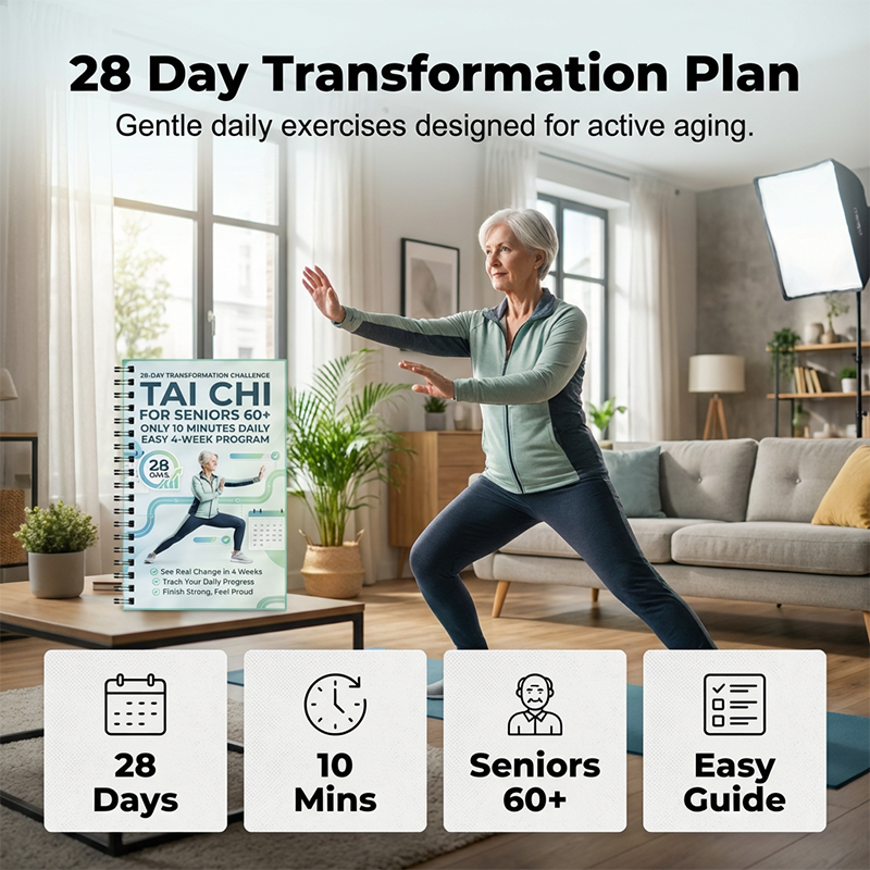 🧘Tai Chi Practice Book for Seniors & Beginners – Gentle, Step‑by‑Step, Wellness‑Focused ✨