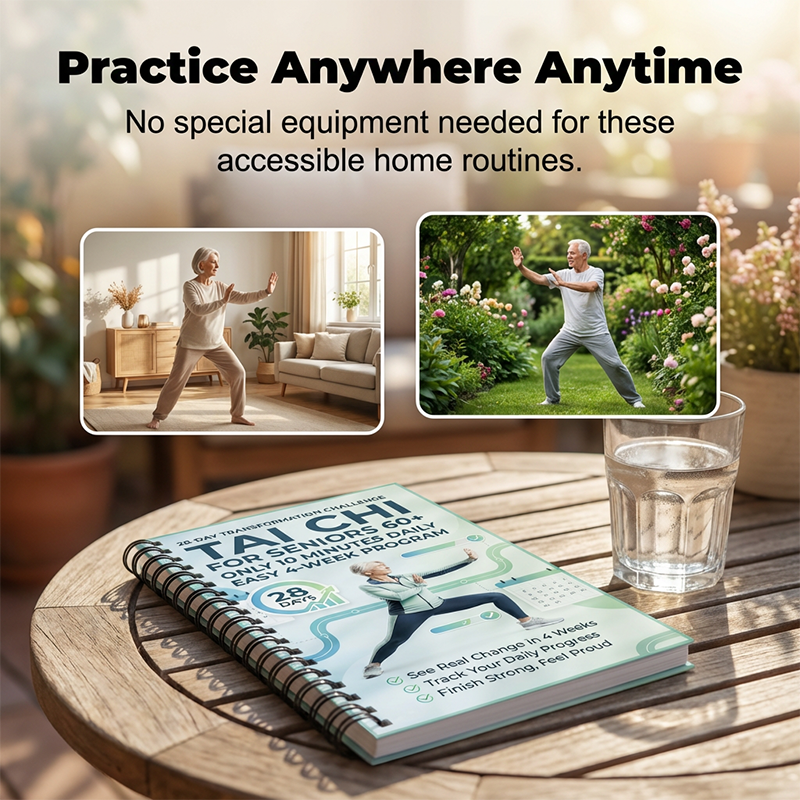 🧘Tai Chi Practice Book for Seniors & Beginners – Gentle, Step‑by‑Step, Wellness‑Focused ✨