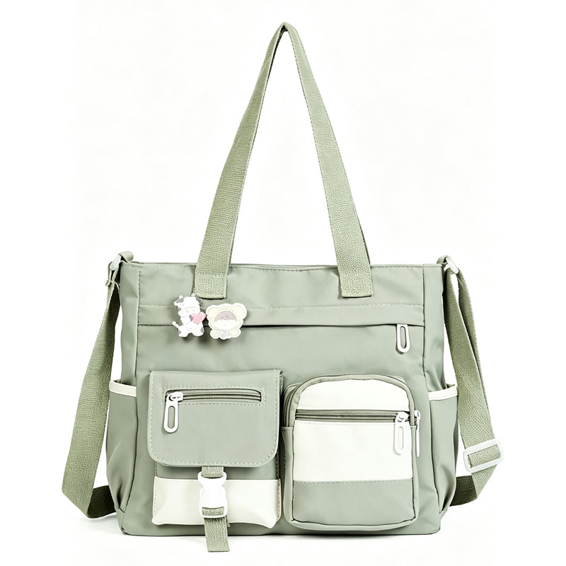 ✨Large Capacity Multi-Pocket Canvas Tote Bag✨