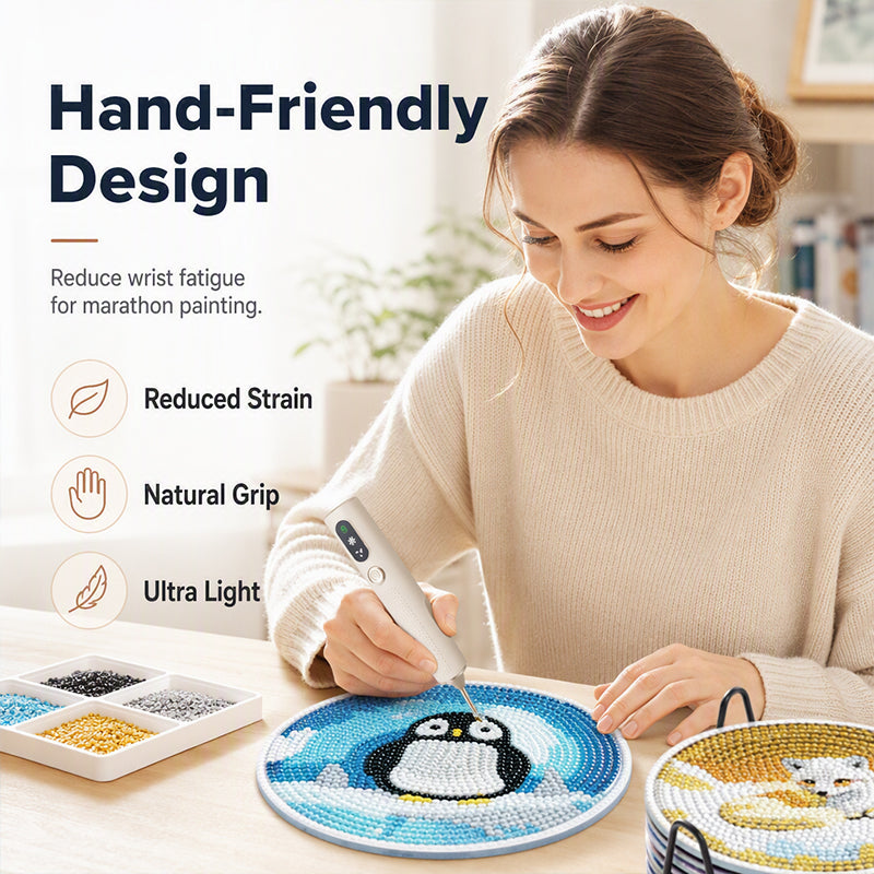 💎Rechargeable Electric Diamond Pen – Precise Comfortable Time‑Saving