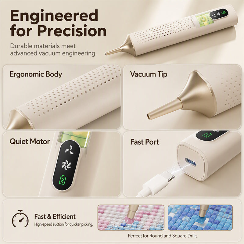 💎Rechargeable Electric Diamond Pen – Precise Comfortable Time‑Saving