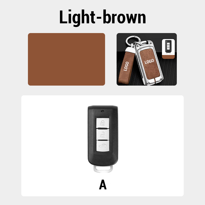 【For Mitsubishi】Leather Keychain