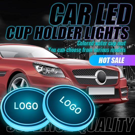 🎄Christmas Promotion-40% OFF🎄Car LED Cup Holder Lights