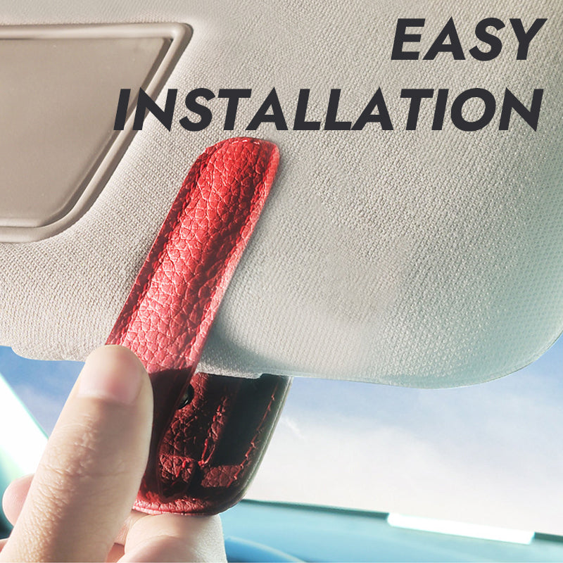 Custom Made Car Visor Mounted Glasses Holder